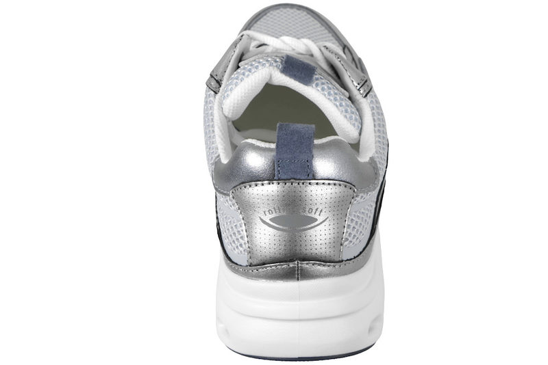 GABOR ROLLING SOFT SNEAKERS I GRÅ SKIND OG TEKSTIL