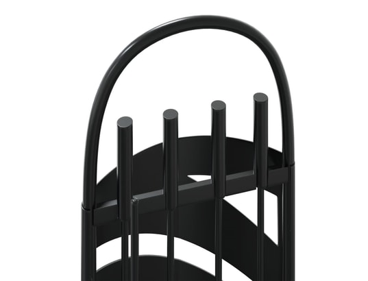 VIDAXL - Accessoires cheminée Set d’outils de cheminée 5 pcs 23x15x66 cm acier