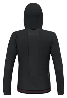 Polaire à Capuche Salewa Pedroc Polarlite Hooded Noir