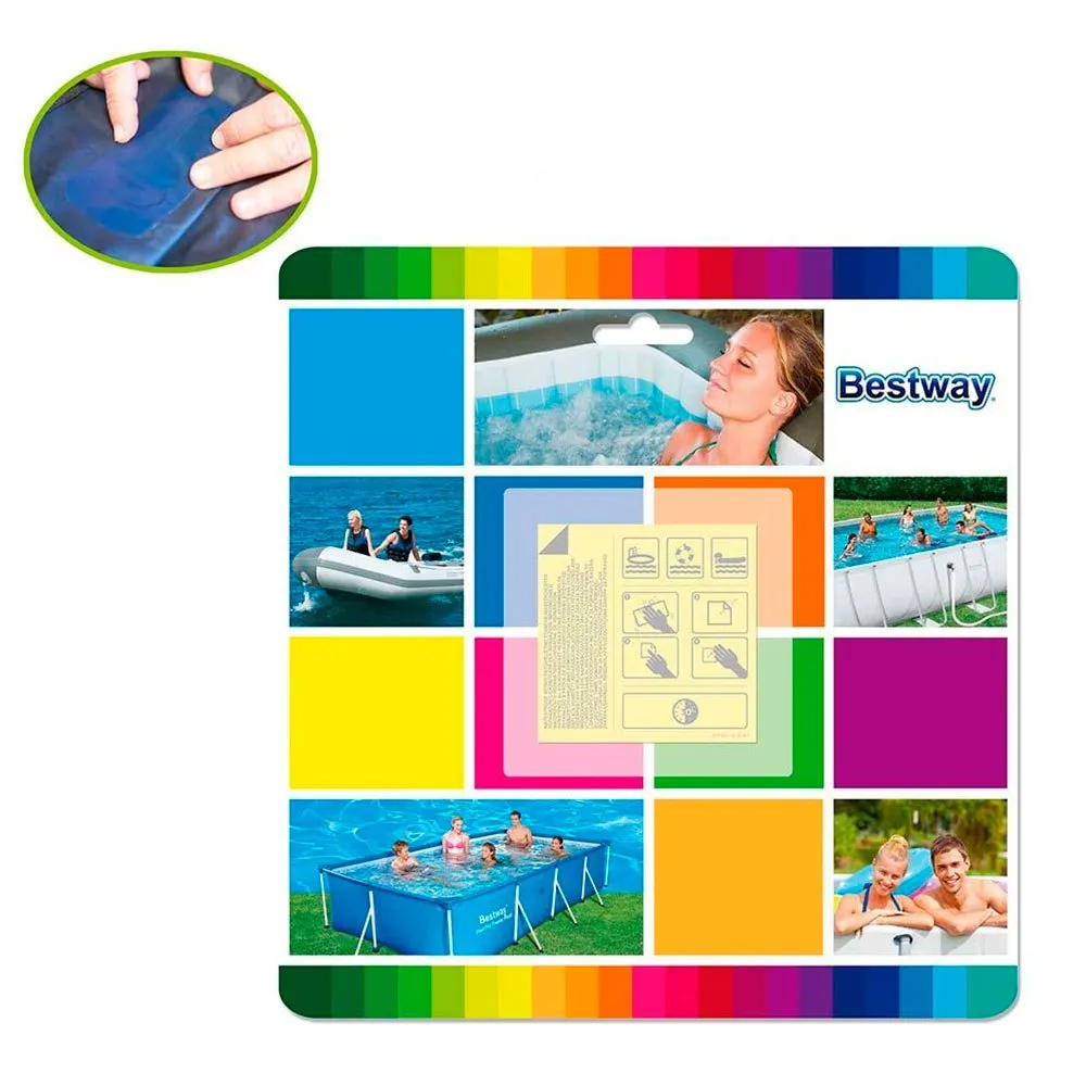 Bestway Setze 10 Flicken für aufblasbare 6x6 Cm
