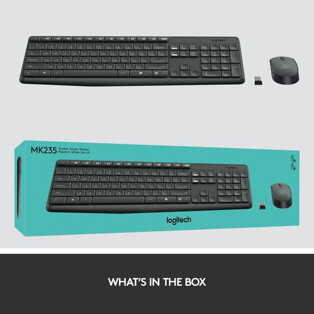Logitech MK235 tastatur og mus kombo