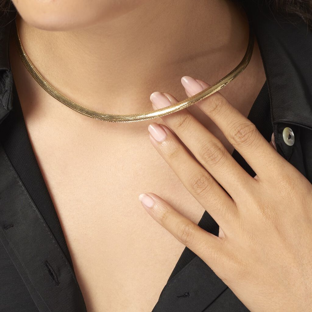 Collier Izaro Maille Flex Or Jaune