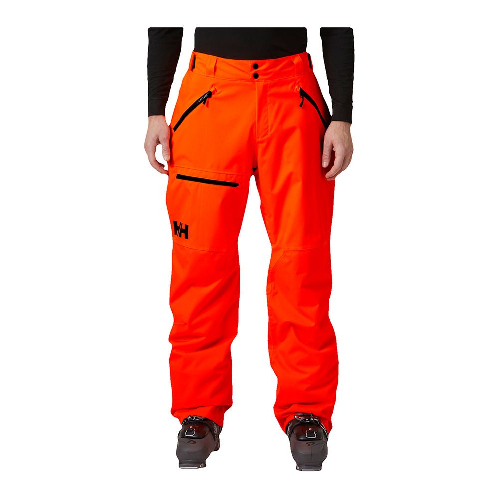 Helly Hansen SOGN CARGO - Pantalon ski Homme neon orange