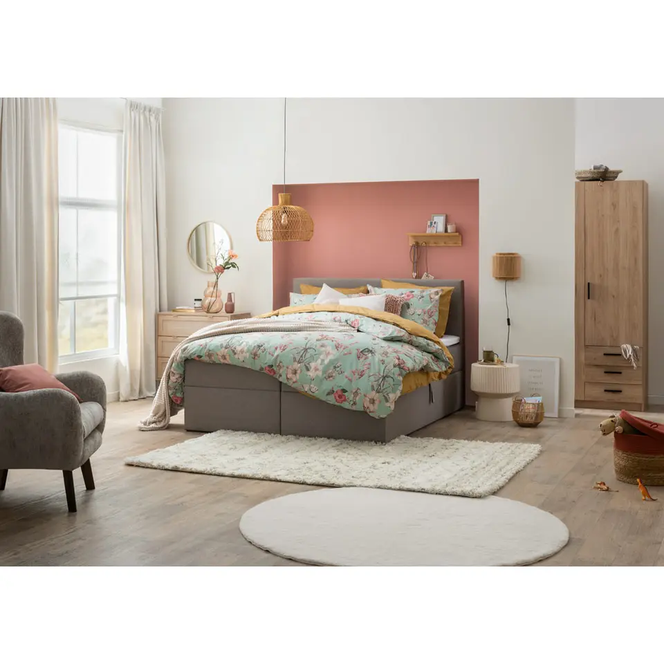 Boxcombinatie Orebro 6-delig - taupe - 160x200 cm