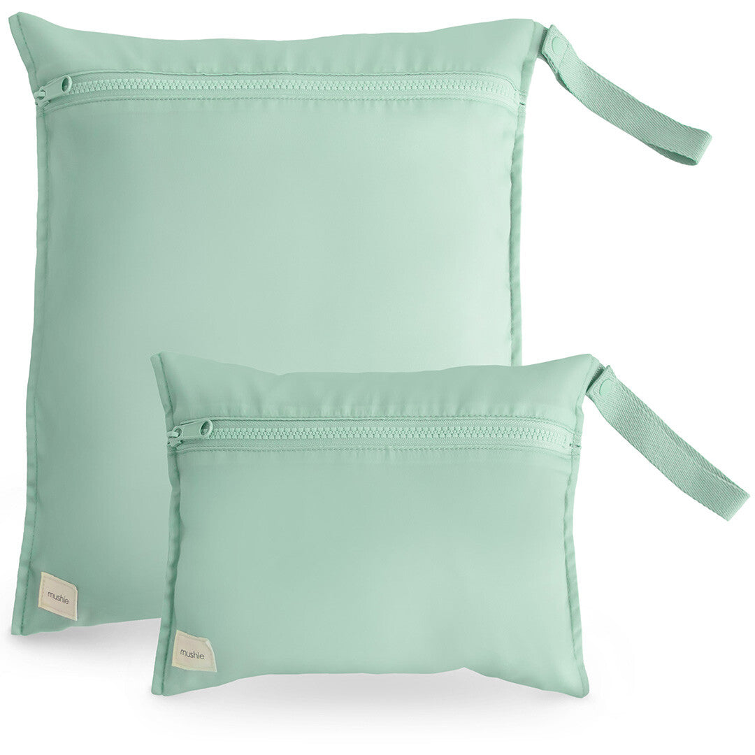 Mushie waterproof opbergzak - roman green