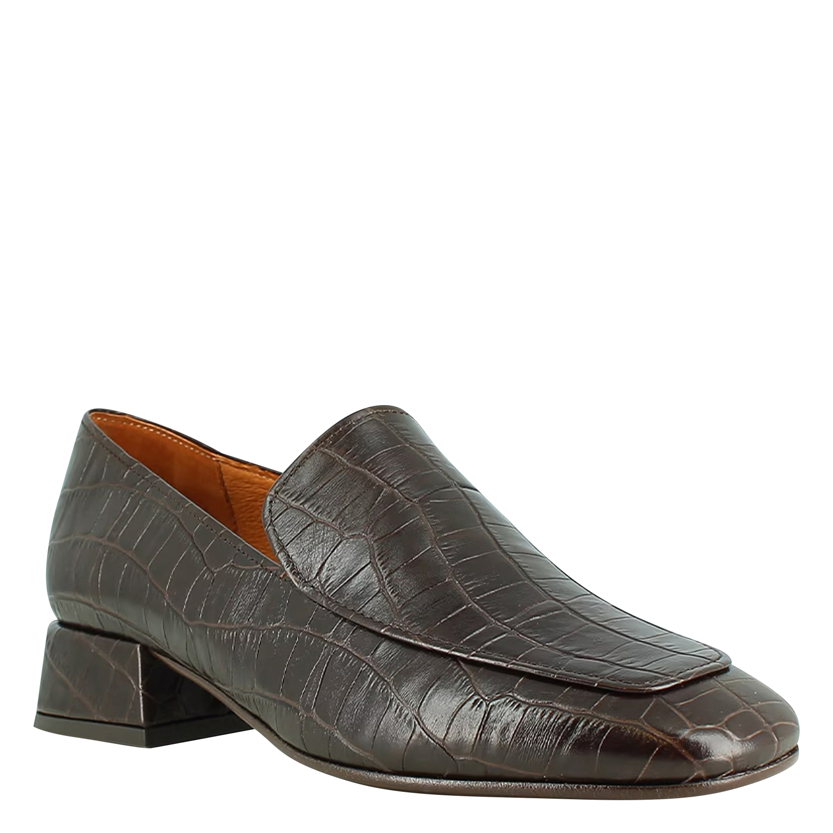 DYNAMIC - Mocassins à talons | Marron