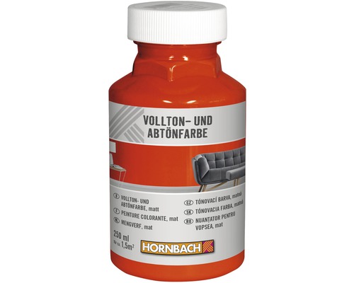 HORNBACH Vol- en Kleurverf Rood 250 ml