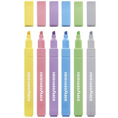 Surligneur Slim, étui de 6, couleurs pastel