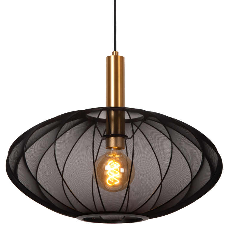 Lucide Corina hanglamp Ø50 zwart