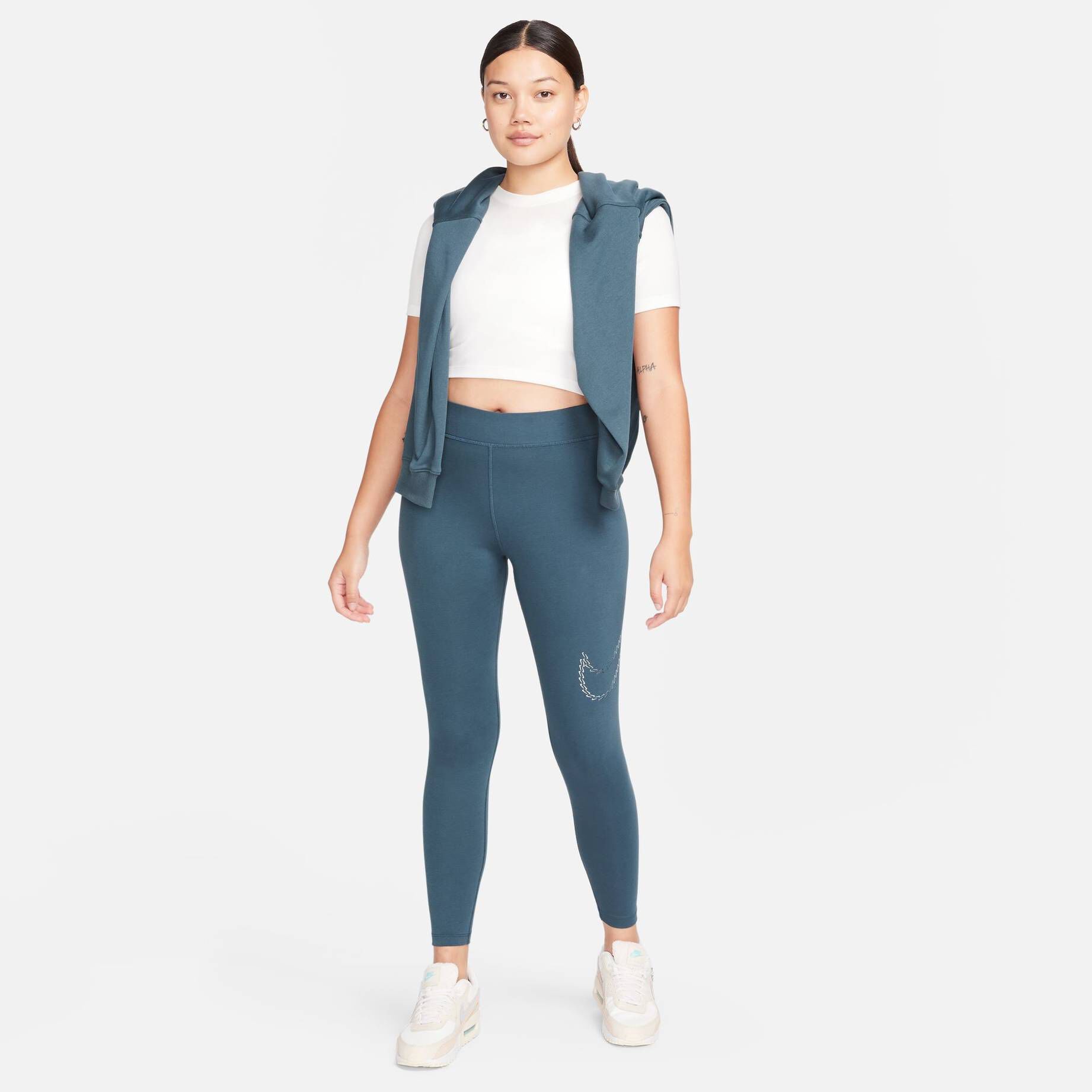 Nike Sportswear| Damen Leggings PREMIUM ESSENTIALS SHINE HR TIGHT
