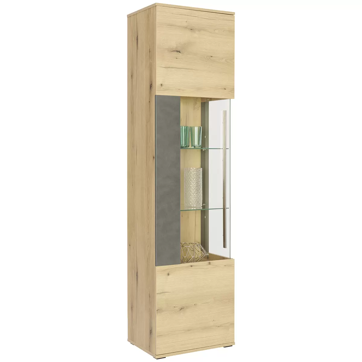 Vitrine Limit braun,anthrazit