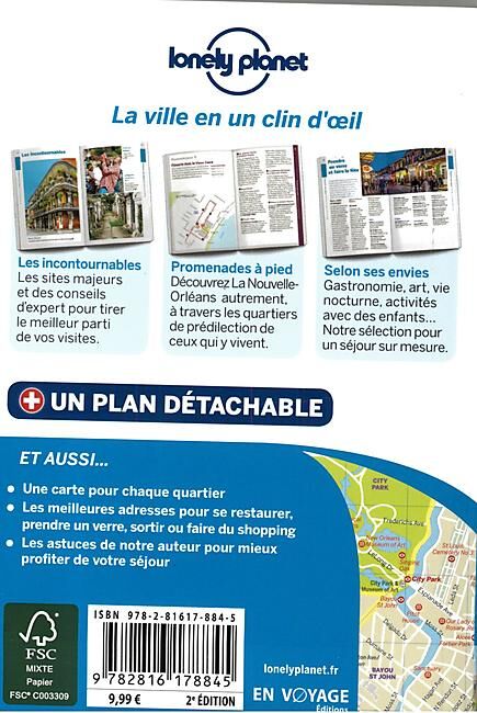 LONELY PLANET - LA NOUVELLE ORLEANS EN QUELQUES JOURS