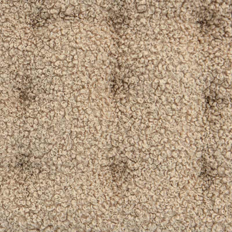 Dessus de chaise bouclettes 'Highland' beige