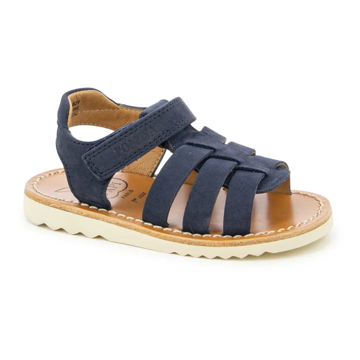 Pom d'Api Sandales Waff New Boy | Bleu marine