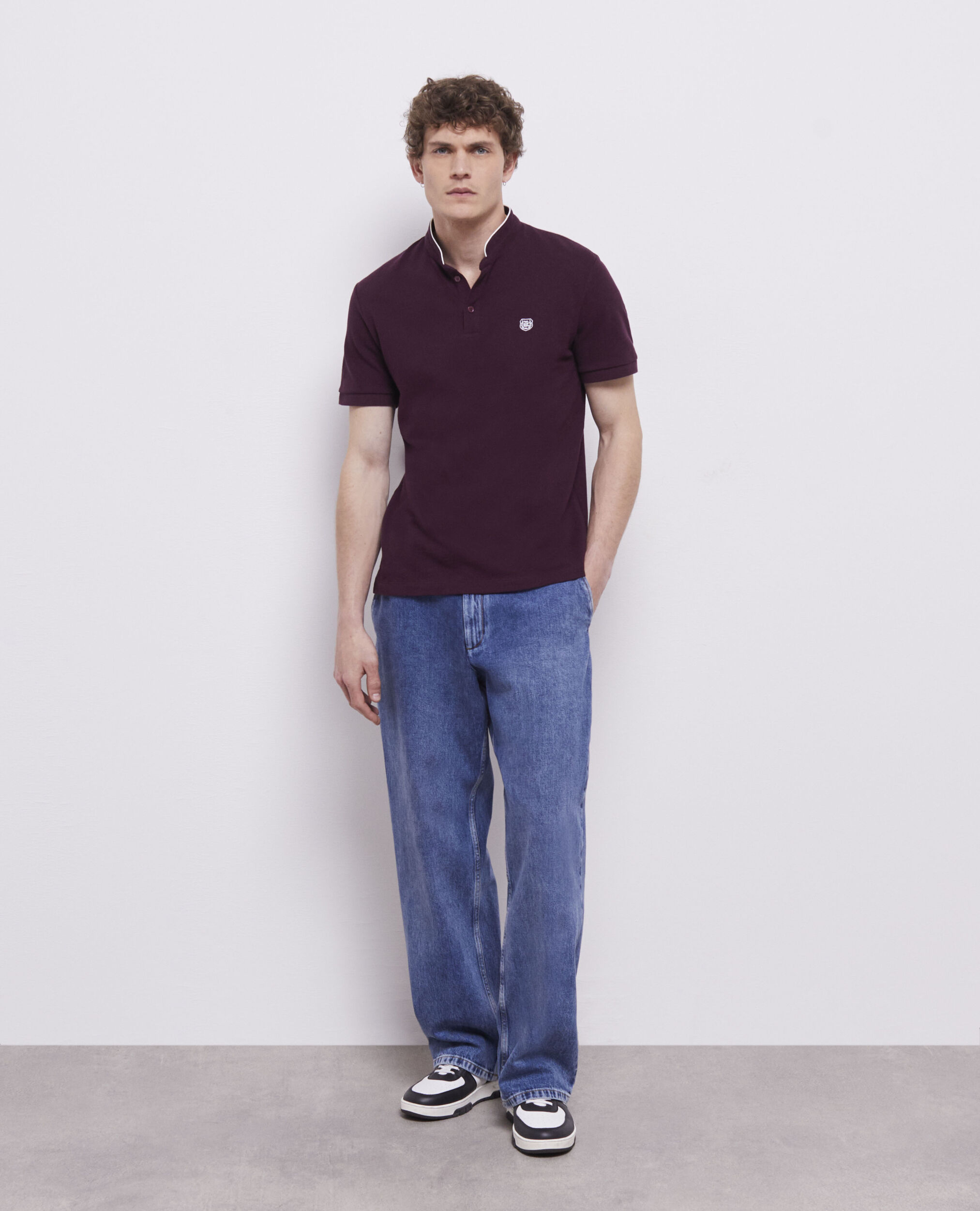Polo col officier rouge