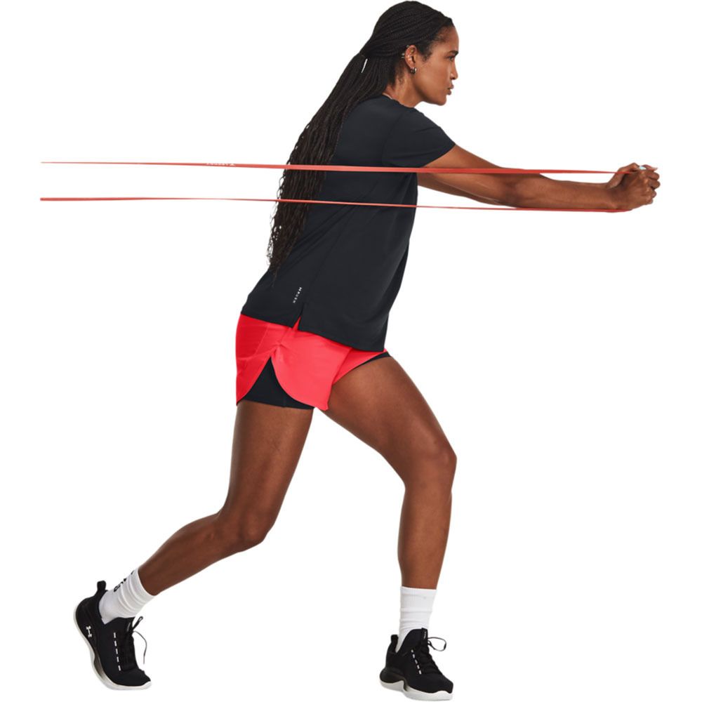 Under Armour FLEX WOVEN 2-IN-1 - Short Femme rouge