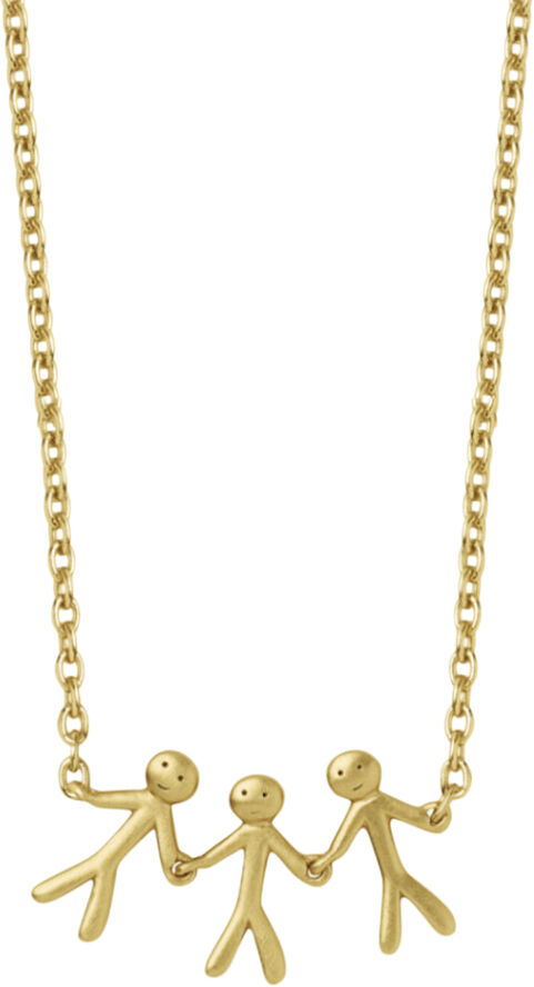 ByBiehl Together Family 3 necklace - GP Guld