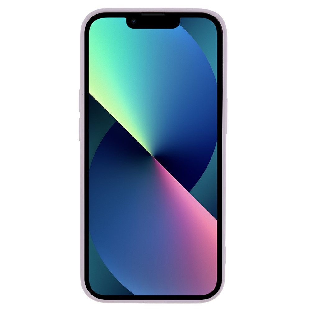 iPhone 13 Gummi Case Hülle mit Kameraschutz - Lila (Matt)