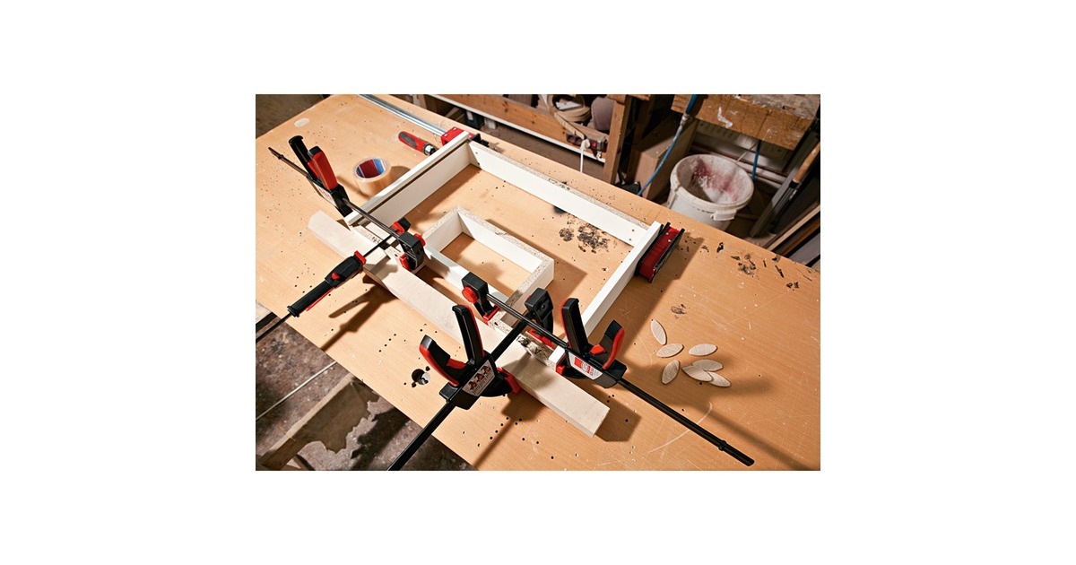 BESSEYEénhands lijmtang EZS11-4SET lijmklem  (Zwart/rood, 2 stuks)