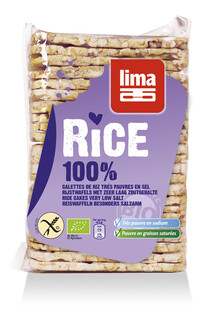 Lima Dunne Rijstwafels Zonder Zout 130GR