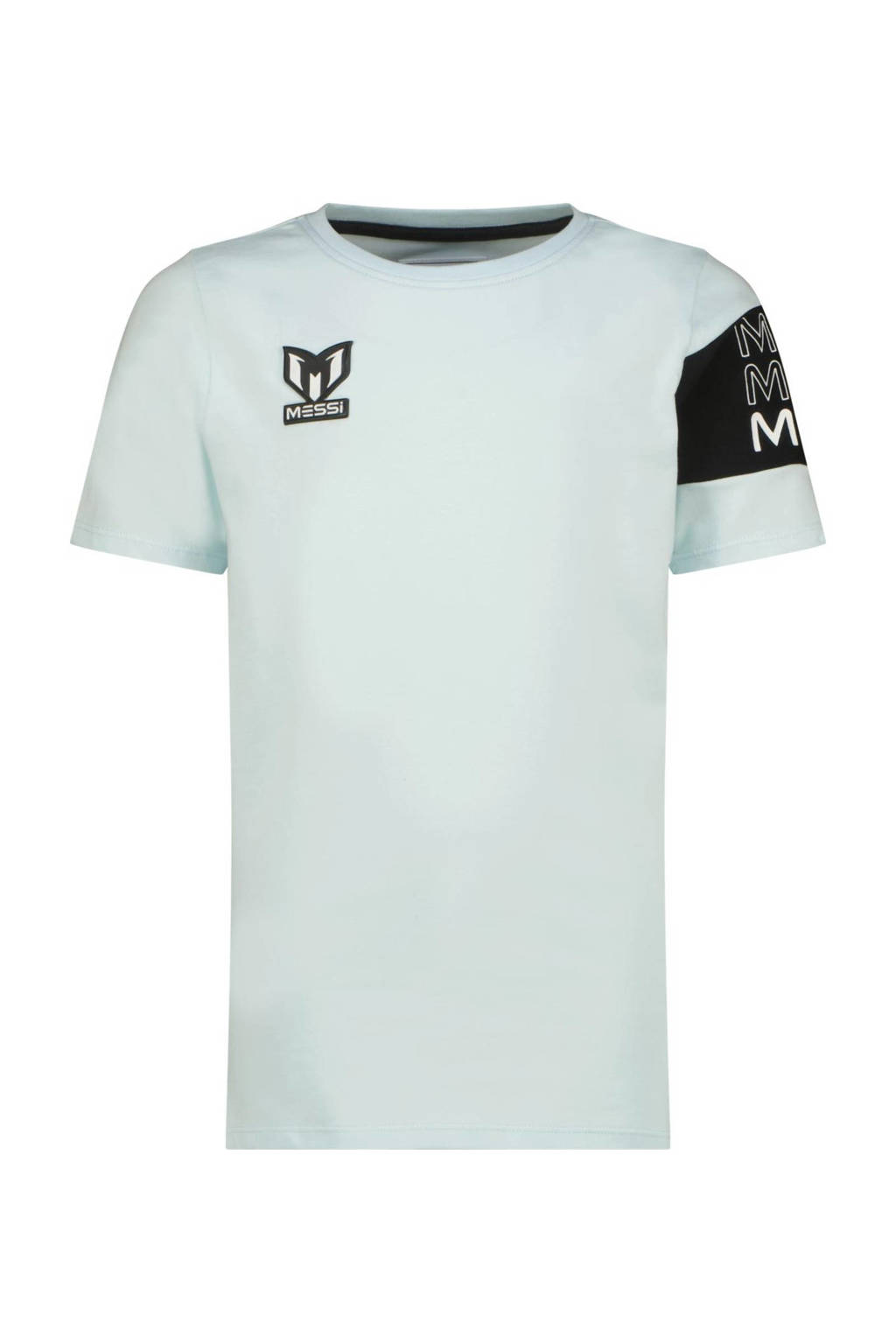 Vingino T-shirt Jumal met logo lichtblauw
