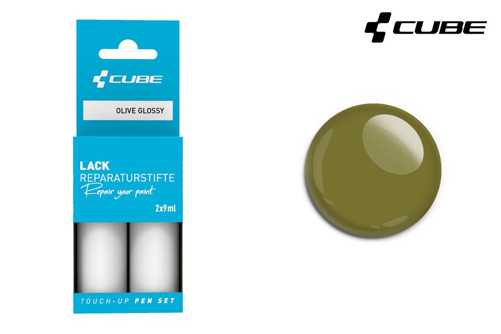 Cube Lackreparaturstift Set OLIVE glossy kaufen | Bike-Discount