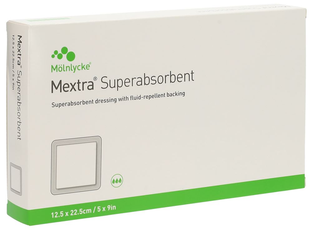 MEXTRA Superabsorbent 12.5x22.5 cm 10 Stk