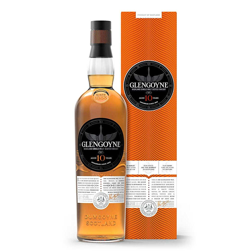 Glengoyne 10 ans d'âge - single highland malt scotch whisky - 40% - Glengoyne