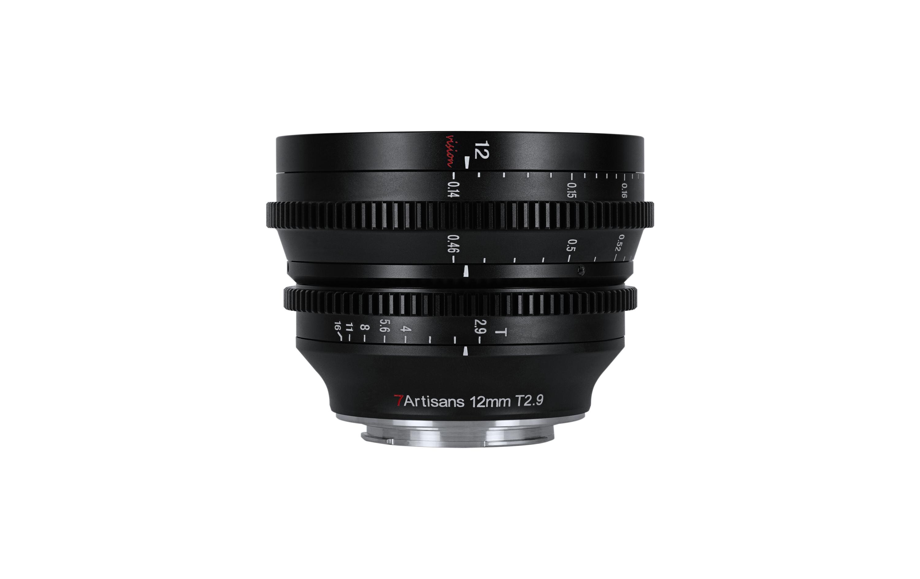 Festbrennweite 12mm T/2.9 – MFT<br>Scharfe, kompakte und robuste Weitwinkel-Festbrennweite