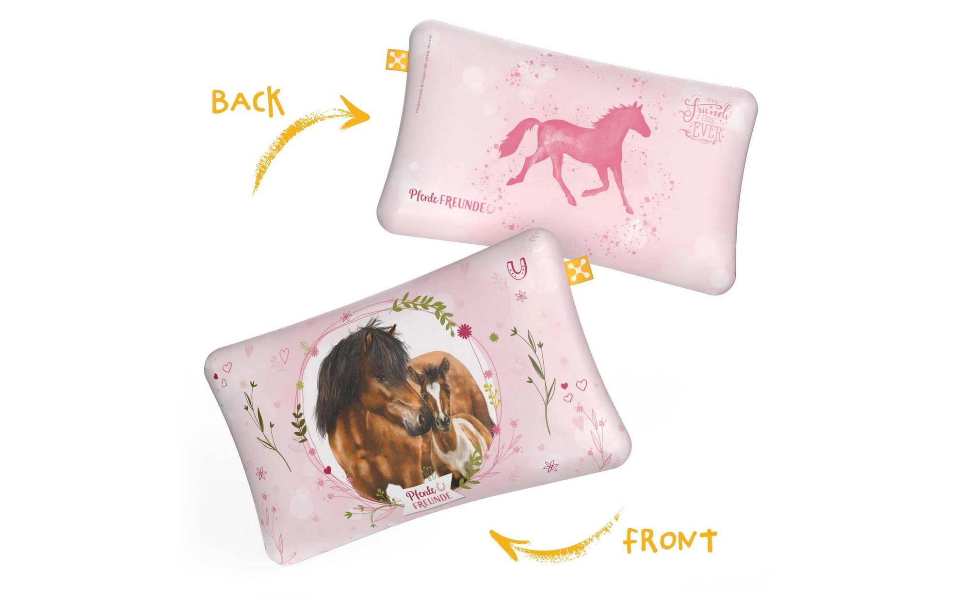Kinder Kopfkissenbezug Comfort Pferde 50 x 32 cmKissenhülle mit Tier-Motiv