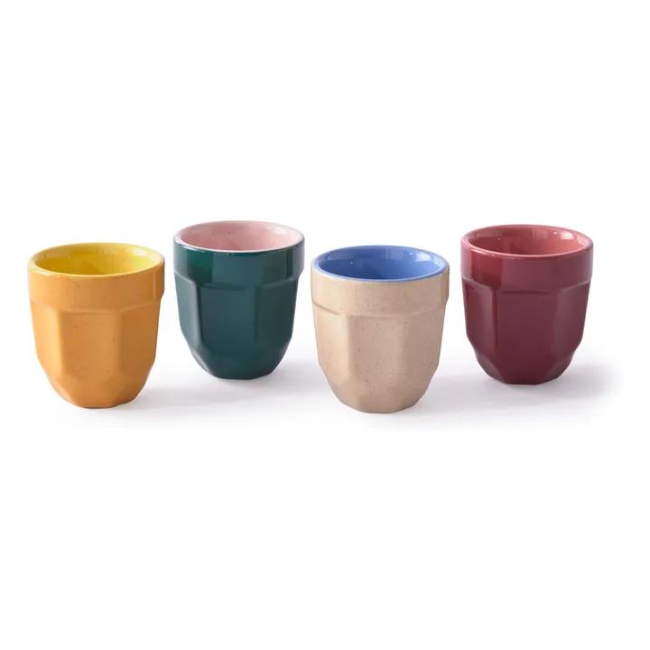 Pols Potten Tasses à espresso en céramique - Set de 4