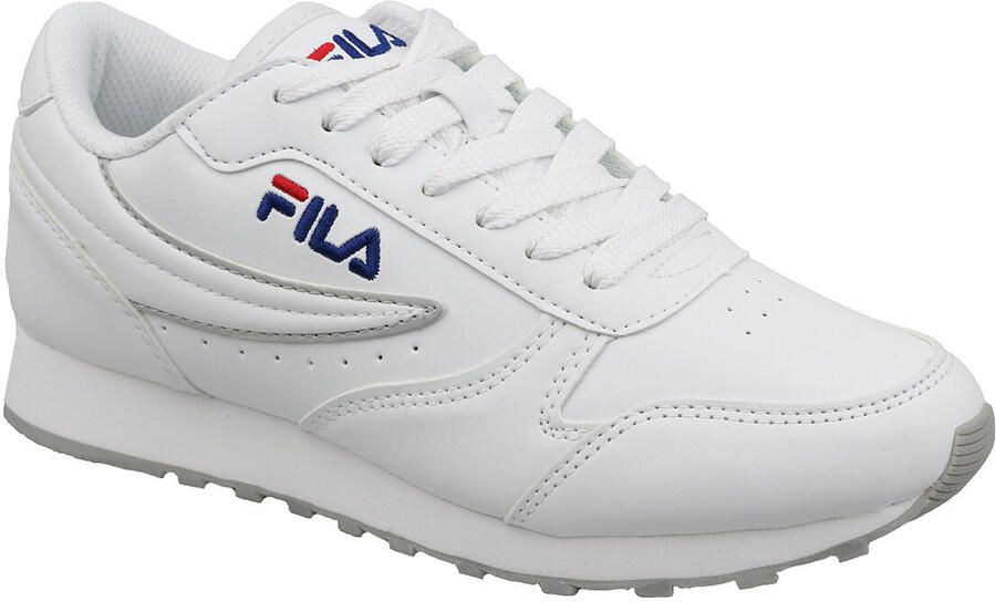 Fila Witte vetersneakers met contrastdetails White Dames