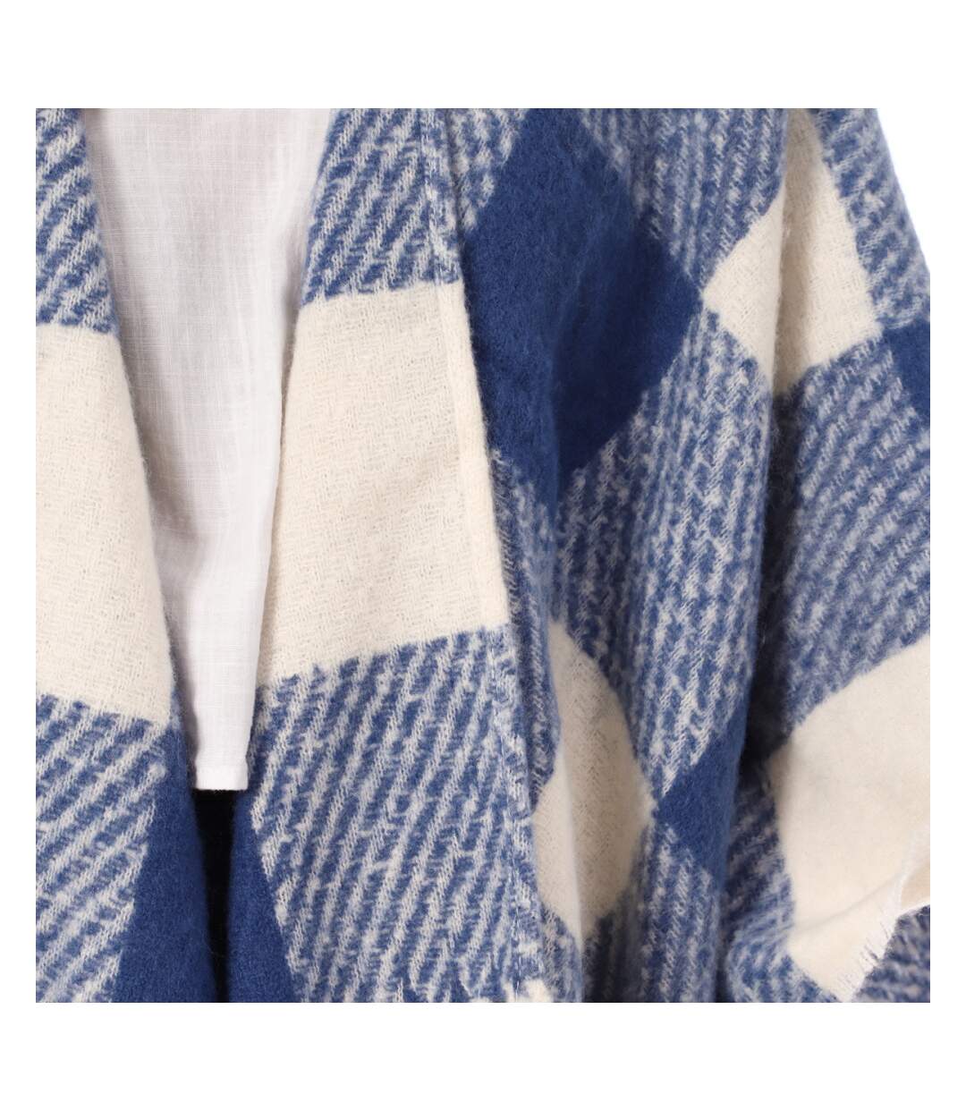 Poncho Bleu Femme Vero Moda Mylie