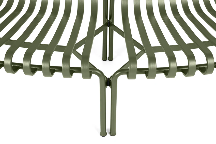 HAY  Palissade Park Dining out-out havebænk - Olive