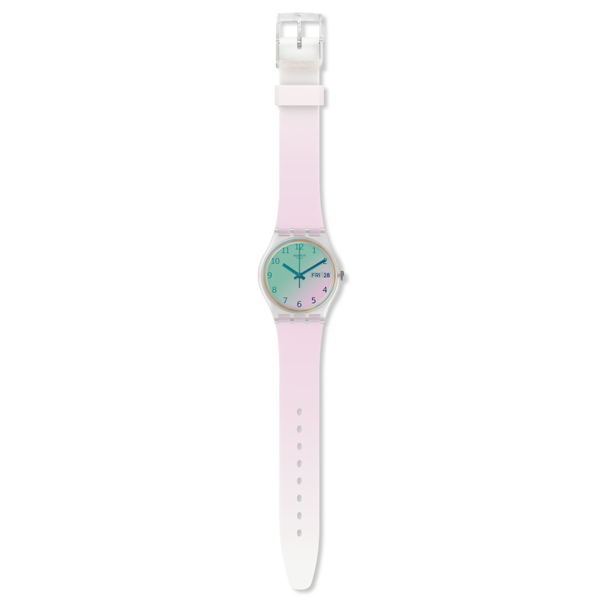 Montre Swatch transformation femme silicone rose