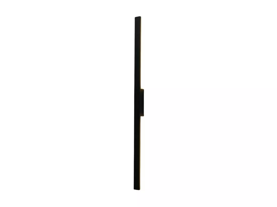 Applique ultra design minimaliste noire LED extérieur - Sambai