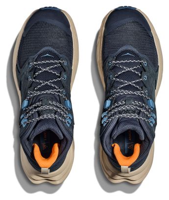Chaussures Outdoor Hoka Anacapa 2 Mid GTX Bleu/Beige Homme