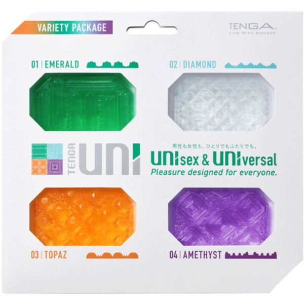 Tenga Uni Variety Dedal Masturbador Variado Pack 4 Unidades