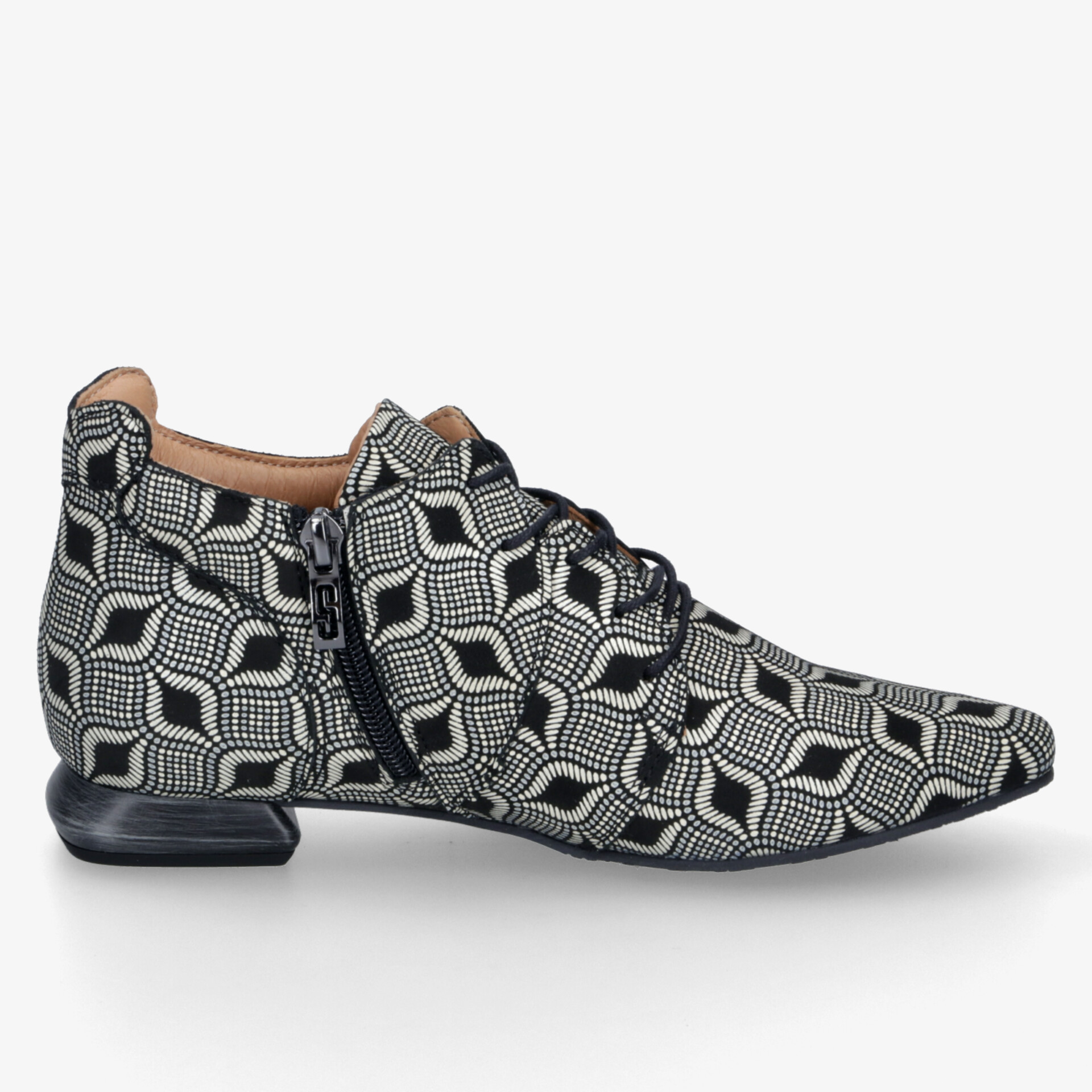 SIMEN Damen Halbschuhe schwarz