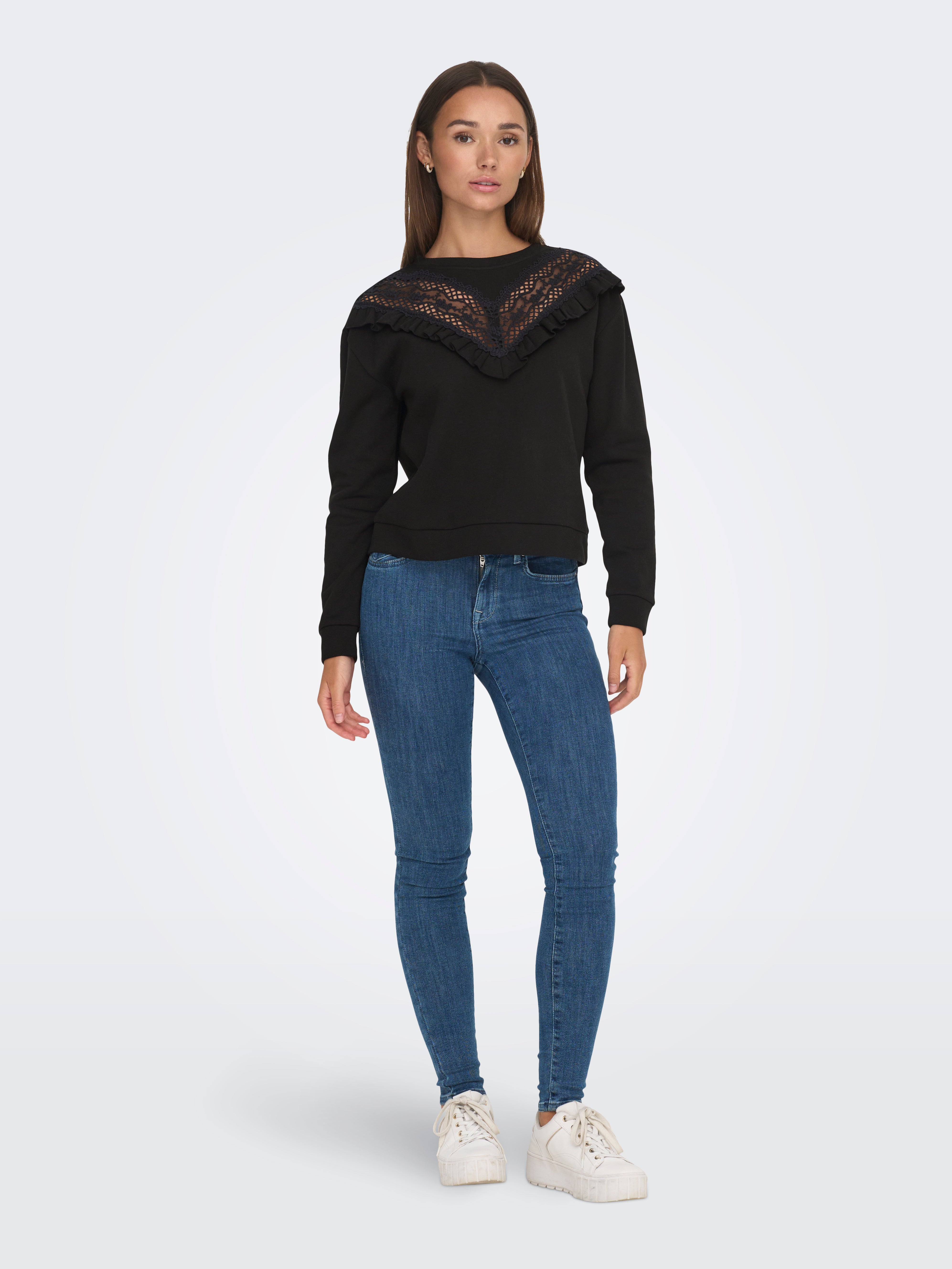 JDYGINA Sweatshirt Black
