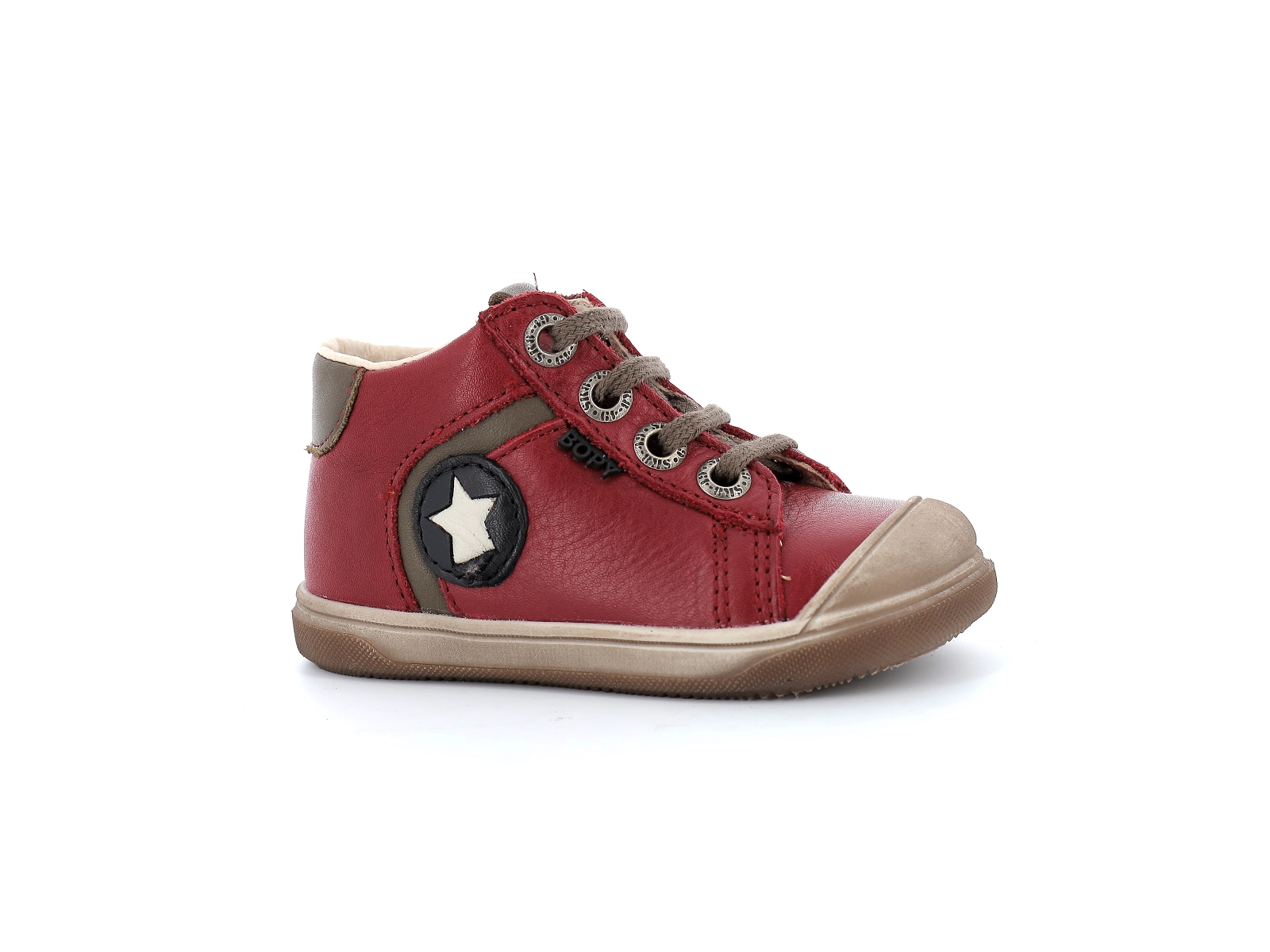 Bopy-RUDIZIP Cuir Bordeaux