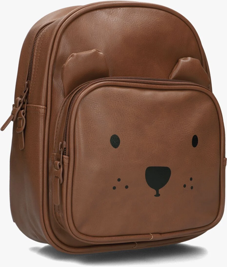 KIDZROOM cognac kidzroom rugtas beary excited