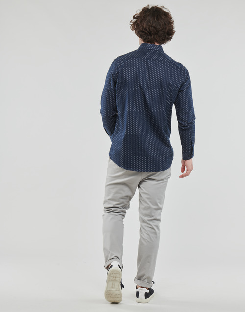 Selected - SLHSLIMETHAN-AOP - Marine / Blanc