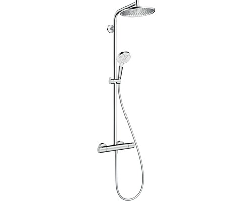 Douchekolom incl. thermostaat hansgrohe Crometta S Showerpipe 240 1jet chroom 27268000