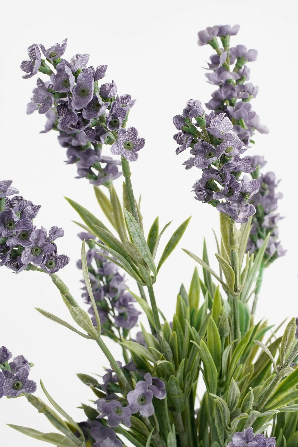Mica decorations - lavande artificielle bleu en pot h33