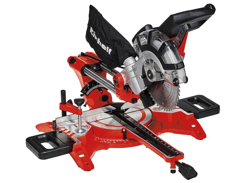 Einhell Zug-Kapp-Gehrungssäge TC-SM 2131/1 Dual Gehrungssäge mit links und rechts neigbaren Sägekopf