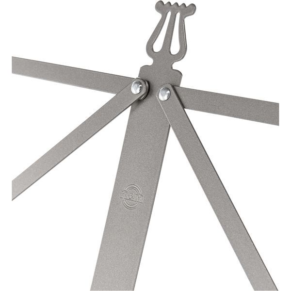 K&M 10065 Notenpult Nickel