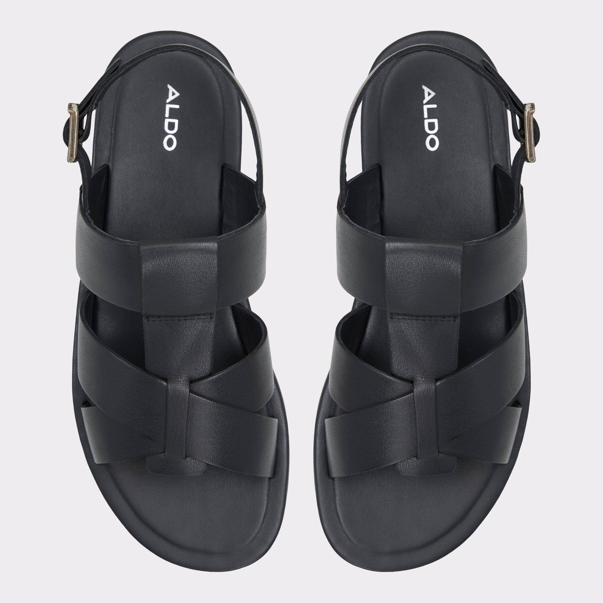 Educien Black Men Sandals & Slides