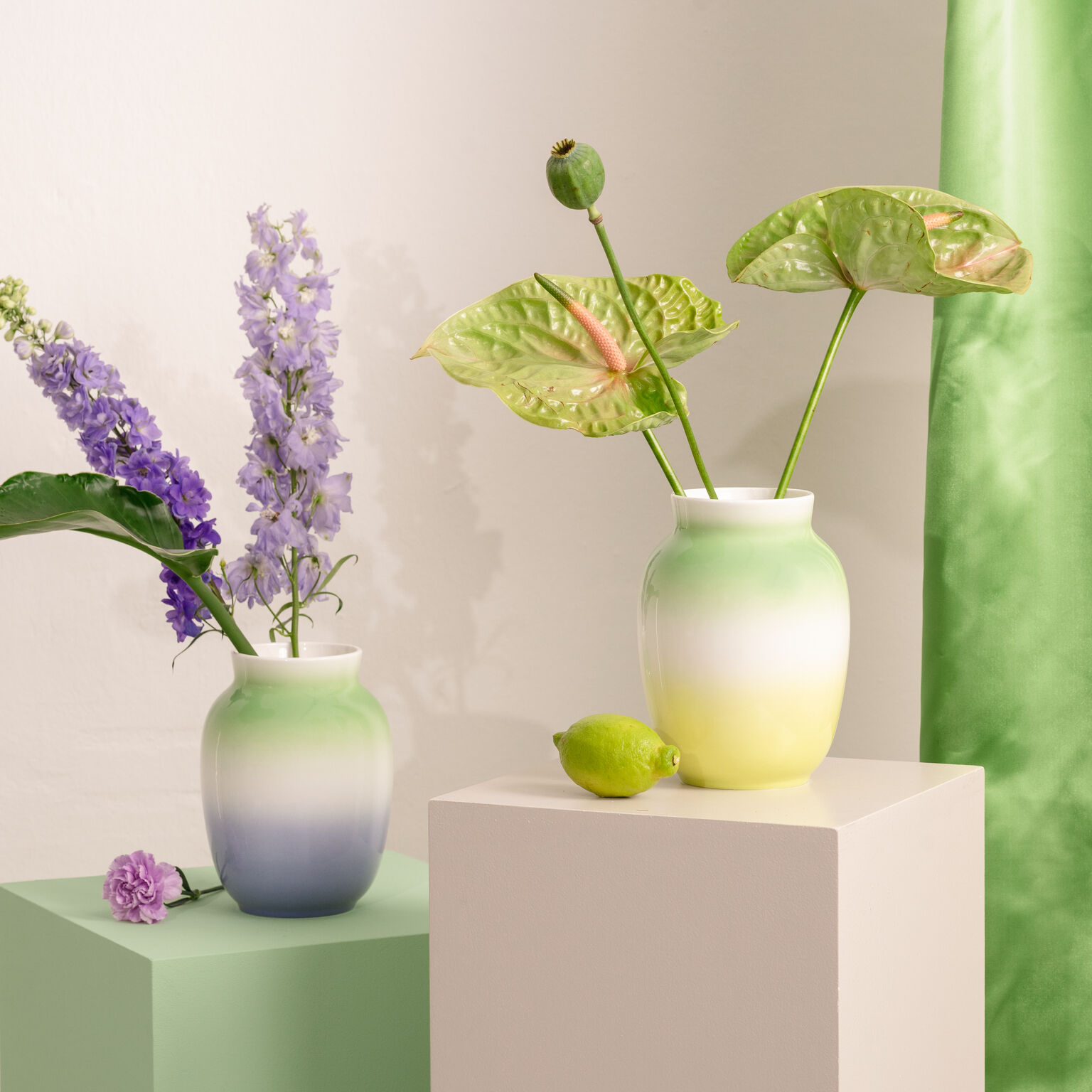 Balance Lime Vase 20 cm