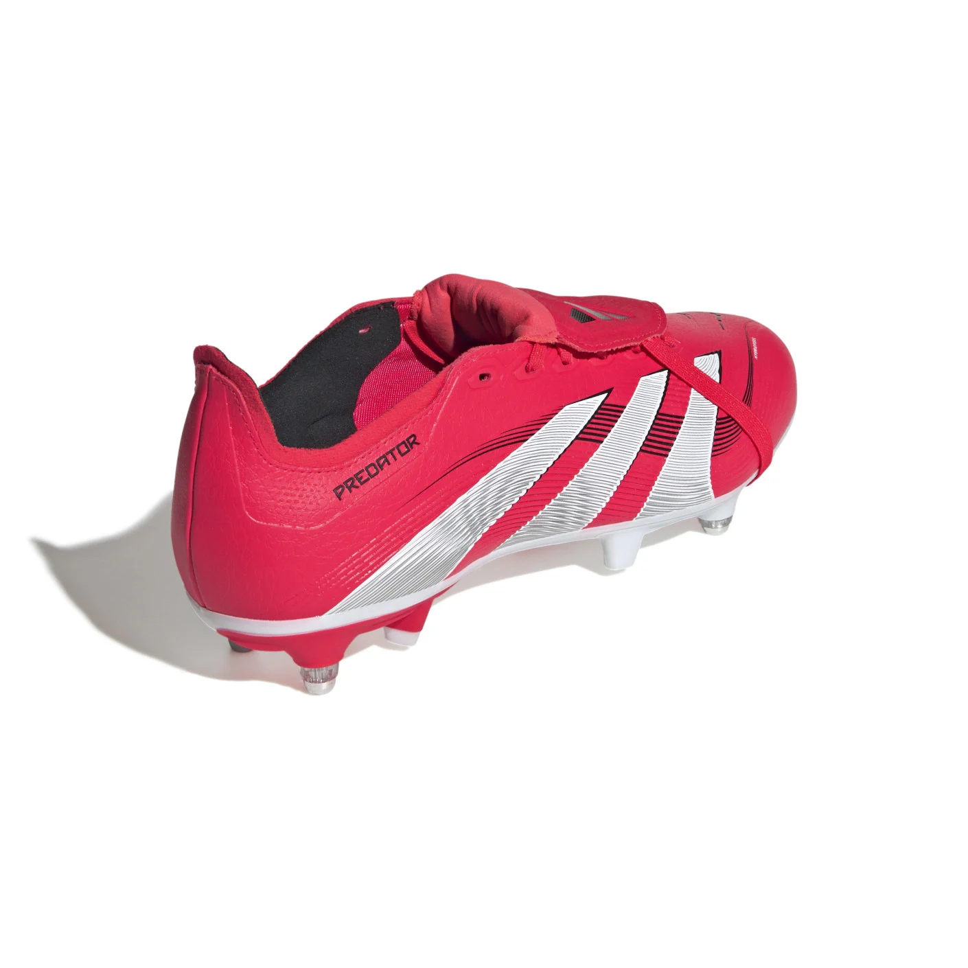 Adidas Predator League FT IJzeren-Nop Voetbalschoenen (SG) Rood Wit Zwart